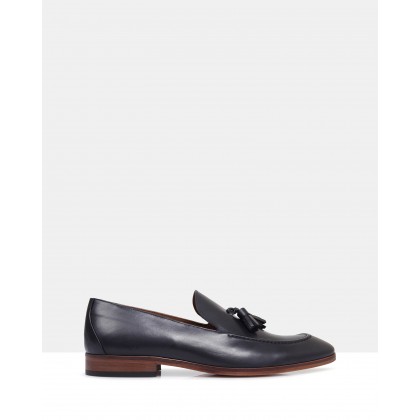 Travis Leather Loafers Blue by Brando
