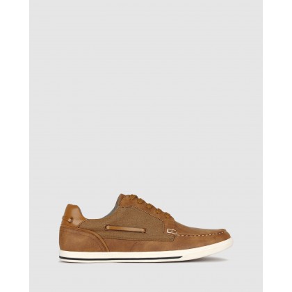 Visage Lifestyle Boat Shoes Tan by Betts