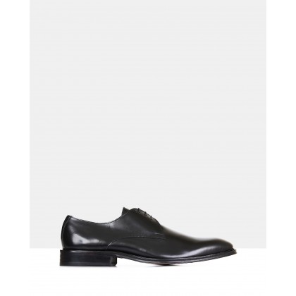 Wallis Leather Derby Shoes Black by Brando