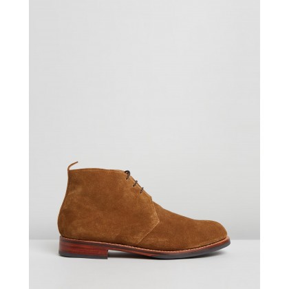 Wendell Snuff Suede by Grenson