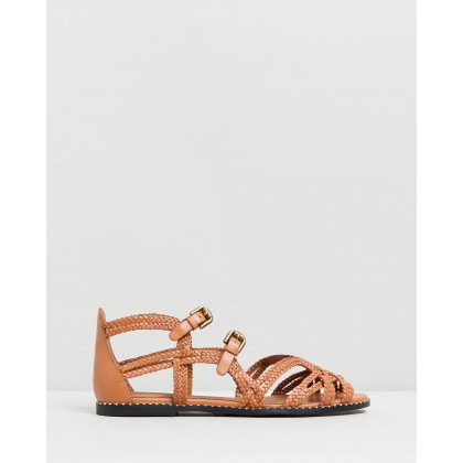 Woven Sandals Camel by See By Chlo??