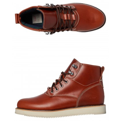 Komachi Nate Tyler Leather Boot Tawny Brown