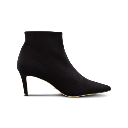 Getti Black Lycra Ankle Boots by Tony Bianco Shoes