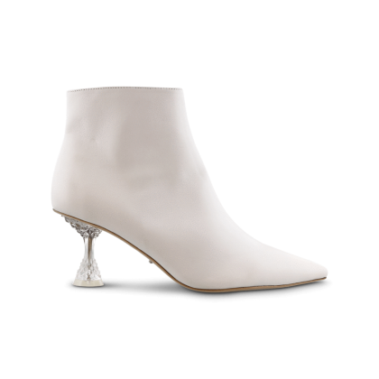 Glam Milk Capretto Ankle Boots by Tony Bianco Shoes