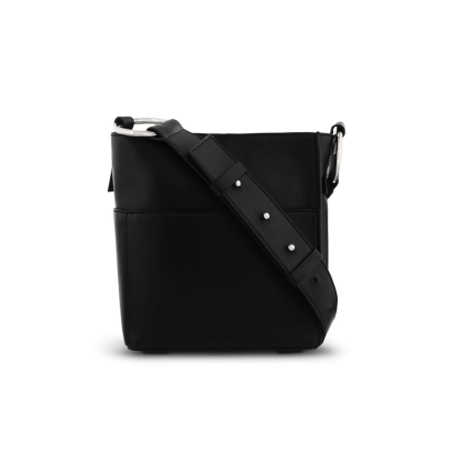 Labray Black Leather Cross Body Bag by Tony Bianco Shoes