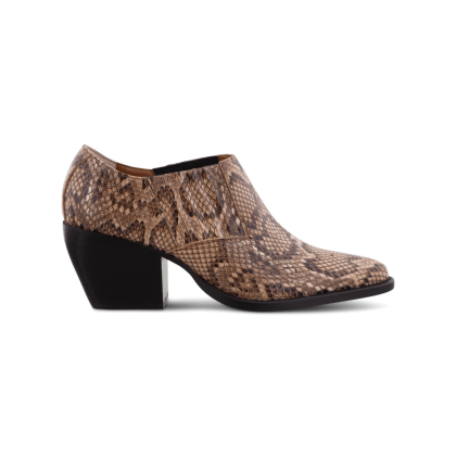 Paris Brown Multi Snake Ankle Boots by Tony Bianco Shoes
