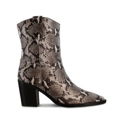 Scout Natural Snake Ankle Boots by Tony Bianco Shoes