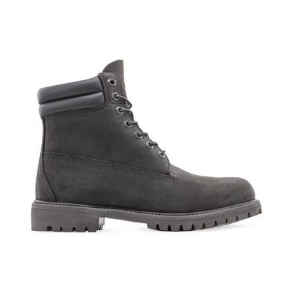 Dark Grey Nubuck - Men's 6-Inch Double Collar Boot Mens Shoes by Timberland