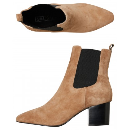 Womens Teddy Boot Tobacco Suede
