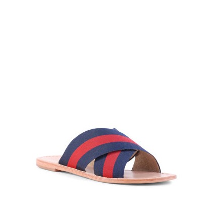 Tropez - Navy/Red by Siren Shoes