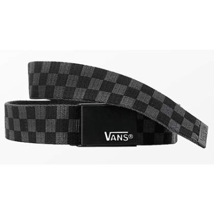 Black-Charcoal - Long Depster Web Belt Black Sale Shoes by Vans