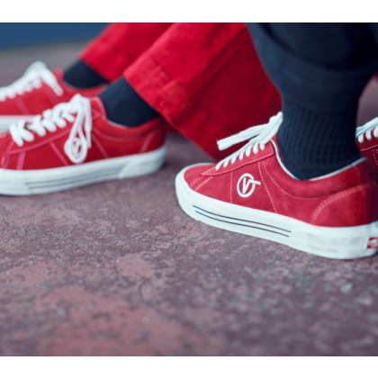 (Anaheim Factory) Og Red/Suede - SID DX ANAHEIM OG RED Sale Shoes by Vans