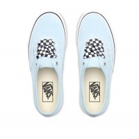 (Checkerboard Lace) Cool Blue/True White - Authetnic Platform 2.0 Cool Blue Sale Shoes by Vans