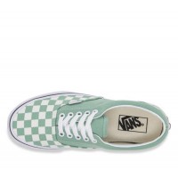 (Checkerboard) Neptune Green/True White - Era Checkerboard Neptune Green/True White Sale Shoes by Vans