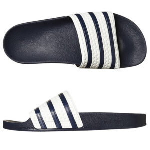 Adilette Slip On Adiblue White