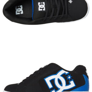 Mens Net Shoe Black Black Blue