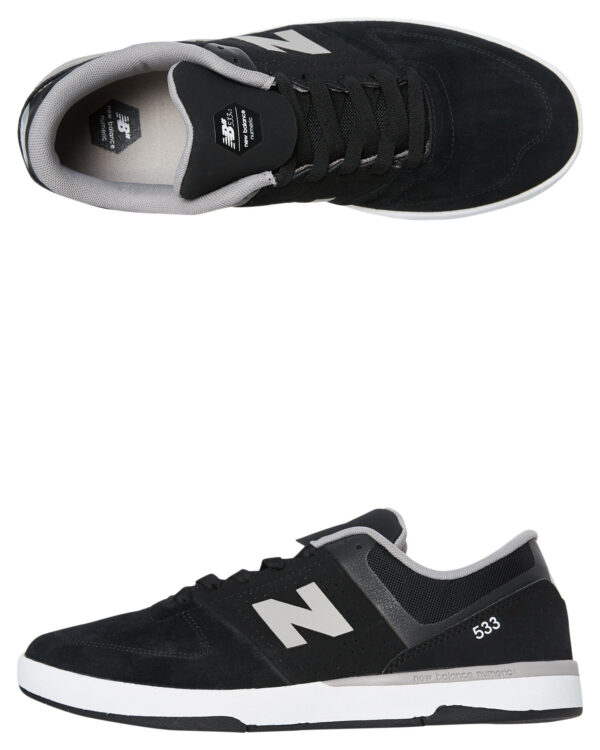 533 Mens Shoe Black Grey