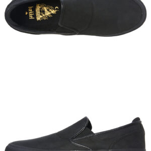 Wino G6 Suede Slip On Shoe Black