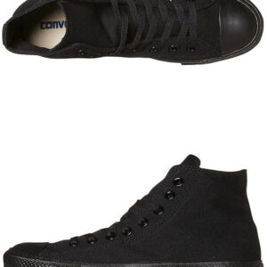 Mens Chuck Taylor All Star Hi Top Shoe Black Monochrome