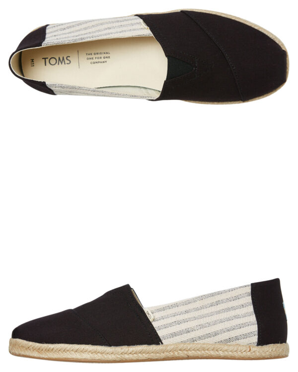 Mens Alpargata On Rope Shoe Black University