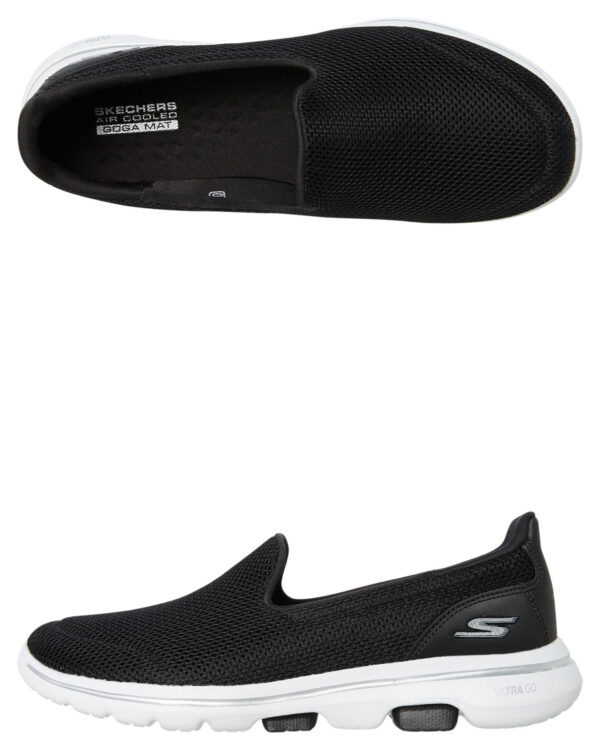 Womens Go Walk 5 Shoe Black