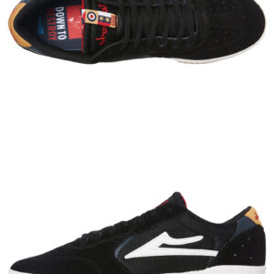 Atlantic Suede Shoe Black Yellow
