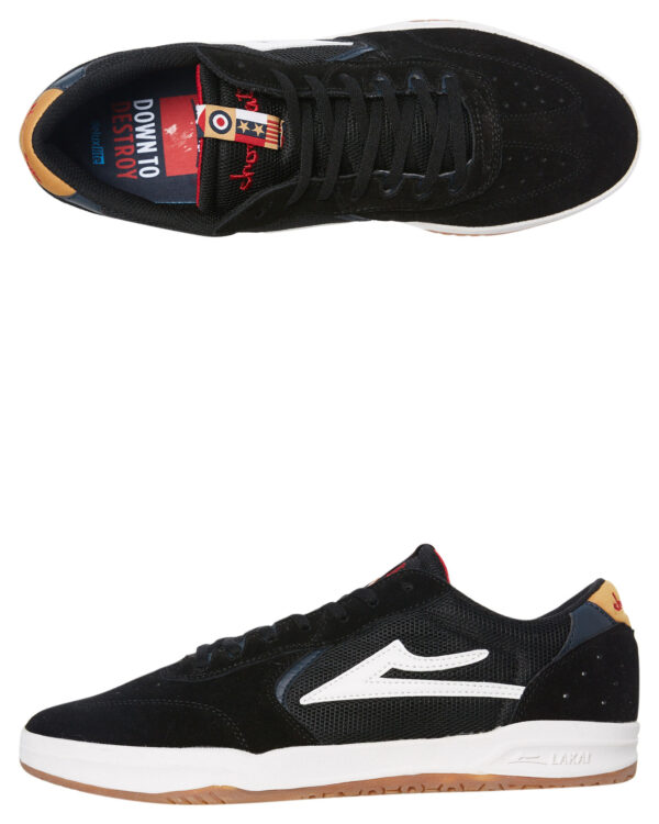 Atlantic Suede Shoe Black Yellow