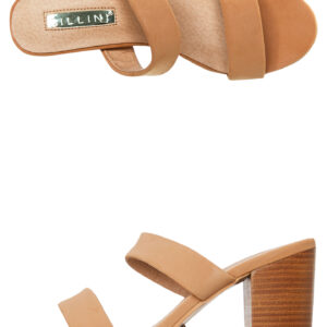 Womens Cabo Heel Camel Nubuck